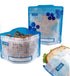 Russbe Snack/sandwich Bags S/4 - Blueberry Linen Food Wrap Storage The Cooks Kitchen 