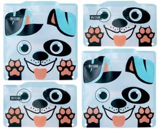 Russbe Snack And Sandwich Bags Set Of 4 - Dog Food Wrap Storage The Cooks Kitchen 