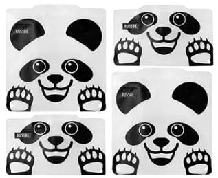 Snack/sandwich Bags Set Of 4 - Panda Food Wrap Storage The Cooks Kitchen 