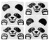 Snack/sandwich Bags Set Of 4 - Panda Food Wrap Storage The Cooks Kitchen 