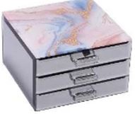 Pastel Dreams Jewellery Box With 2 Drawers