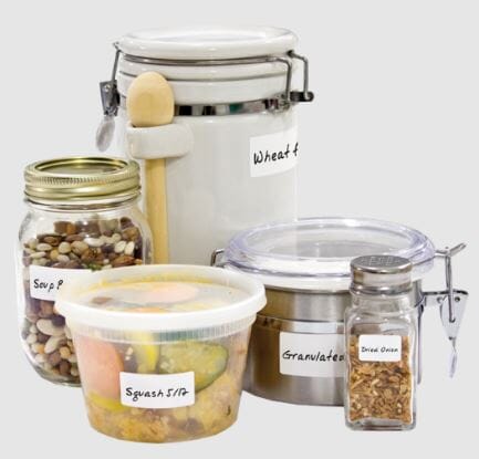 Jokari Food Labels Erasable - 70 Assorted Labels General Storage The Cooks Kitchen 