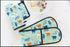 Allgifts Australia Double Oven Gloves - Green Cows