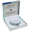 Tree Of Life Duo Bracelet Set - Aquamarine Rhodium
