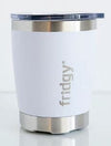 Fridgy 350ml Stainless Steel Tumbler - Mini Sipper - Arctic White