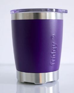 Fridgy 350ml Stainless Steel Tumbler - Mini Sipper - Purple Army