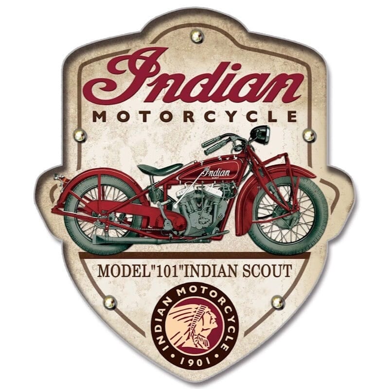 Indian Motorcycle Light Up Shield Barware Accessories The Cooks Kitchen 
