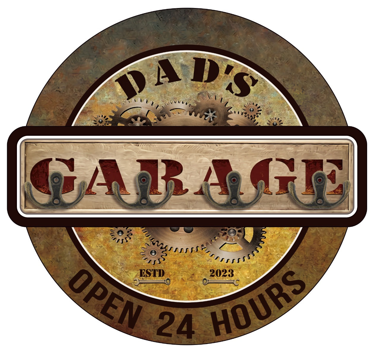 Dads Garage Key Holder