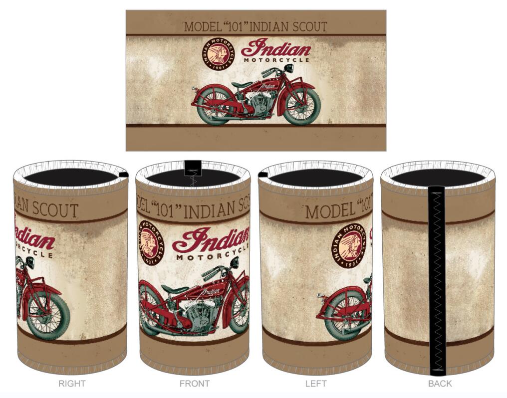 Indian Motorcycle Can Cooler