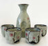 Omotenashi Mashiko Set - Sake Pourer & 4 Cups Plum 220ml Decanter Sets The Cooks Kitchen 