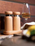 Icon Chef Bayeux Salt & Pepper Grinder Set - Natural Salt & Pepper Grinders & Mills The Cooks Kitchen 