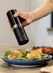 Icon Chef Electric Salt/pepper Grinder - Black