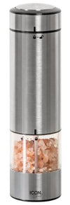 Icon Chef Electric Salt/pepper Mill - Silver