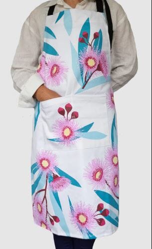 Allgifts Australia Apron (heavy Drill) - Flowering Gum Aprons The Cooks Kitchen 