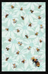Allgifts Tea Towel - Flower Bees Tea Towels The Cooks Kitchen 