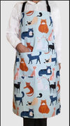 Allgifts Australia Apron (heavy Drill) - Colourful Cats