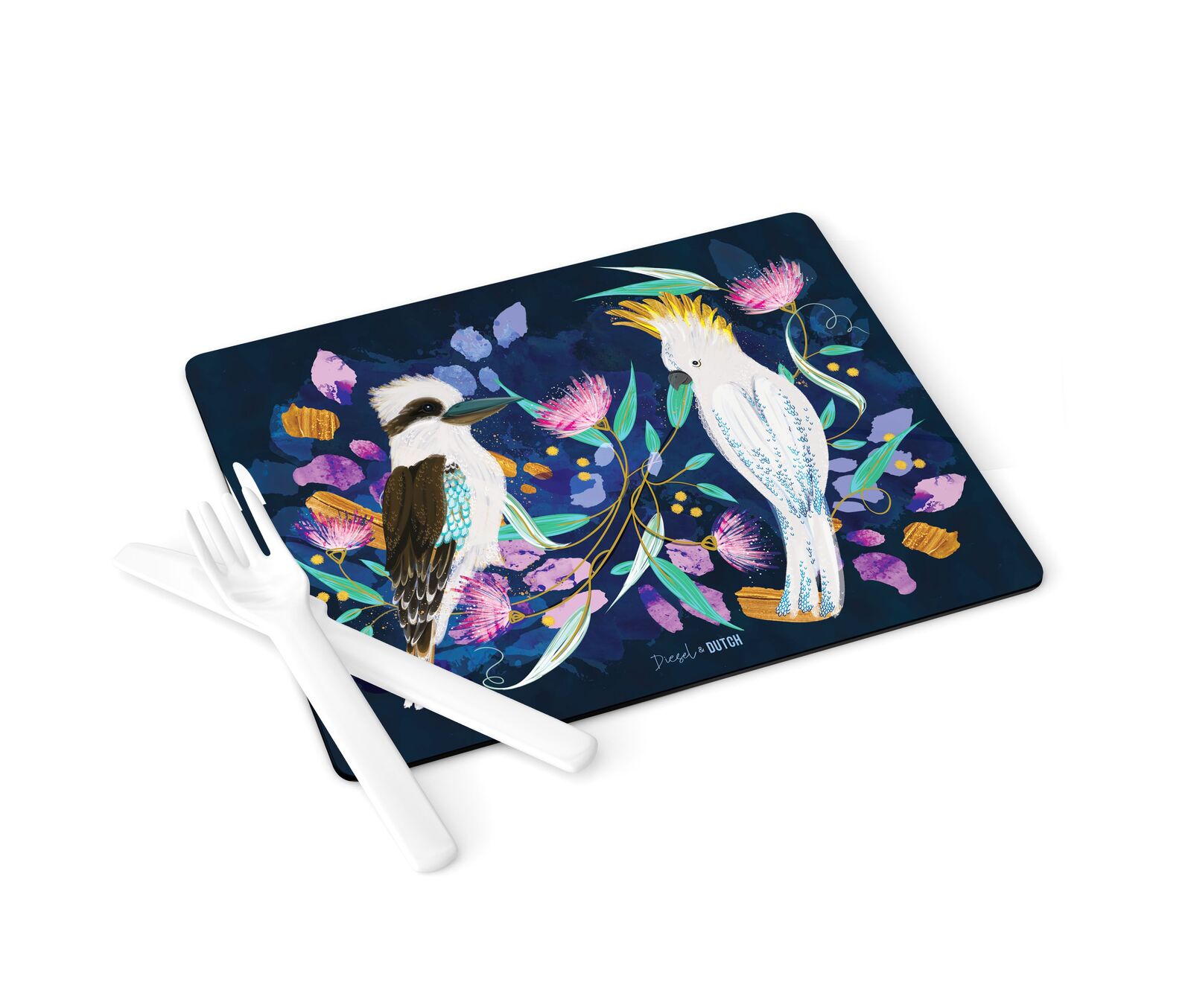 Dieasel & Dutch - Australian Birds Placemats - Set Of 4