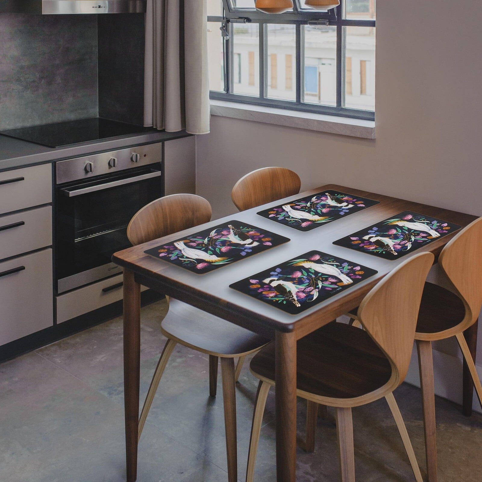 Dieasel & Dutch - Australian Birds Placemats - Set Of 4 Placemats & Coasters The Cooks Kitchen 