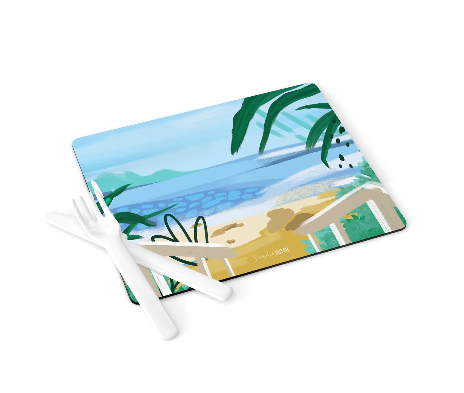 Diesel & Dutch Hamptons Coastal Placemat Set 4