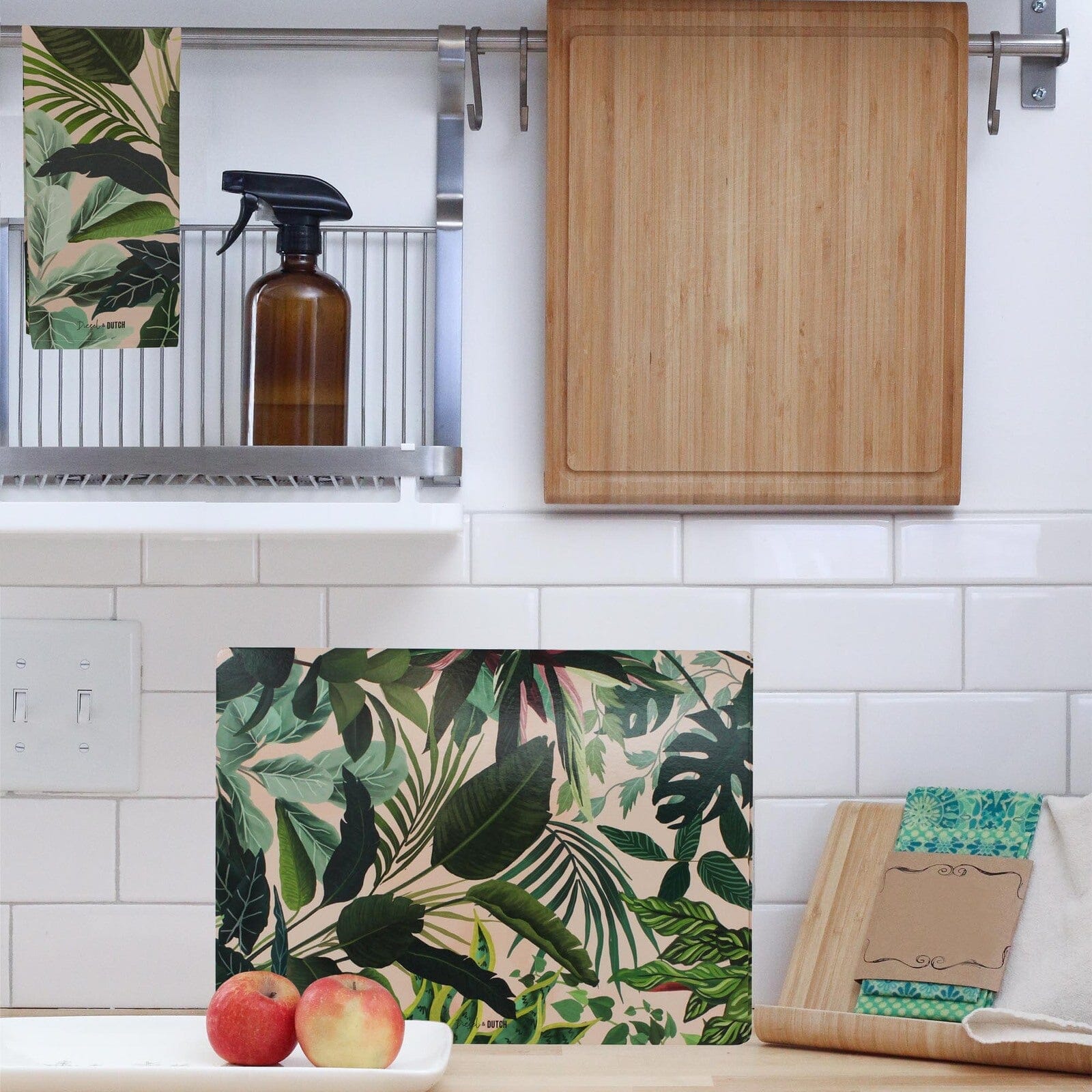 Diesel & Dutch -jungalow Peach Serving Boards - Set Of 2 Placemats & Coasters The Cooks Kitchen 