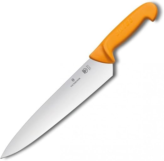 Swibo Chef's Carving Knife 21cm Heavy Blade Yellow Handle