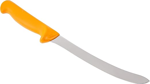 Victorinox Swibo Curved Flexible Blade Filleting Knife 20cm Yellow Handle