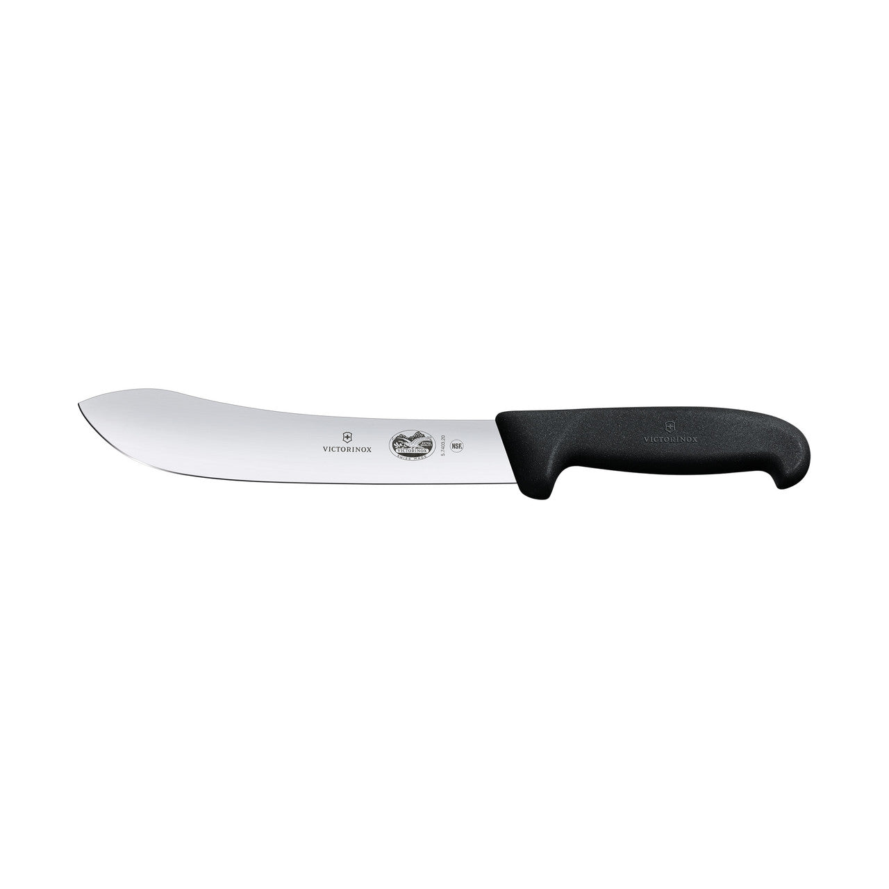Victorinox 20cm Butchers Wide Tip Knife - Black Fibrox Handle
