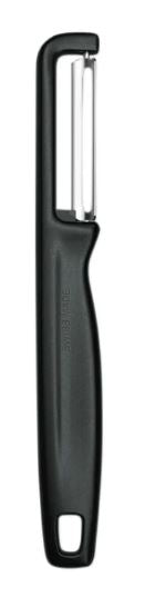 Victorinox Iota Straight Double Edge Peeler - Black 10cm