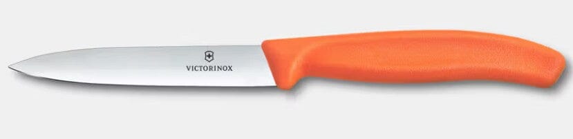 Victorinox Straight Edge Paring Knife 10cm Orange Paring The Cooks Kitchen 