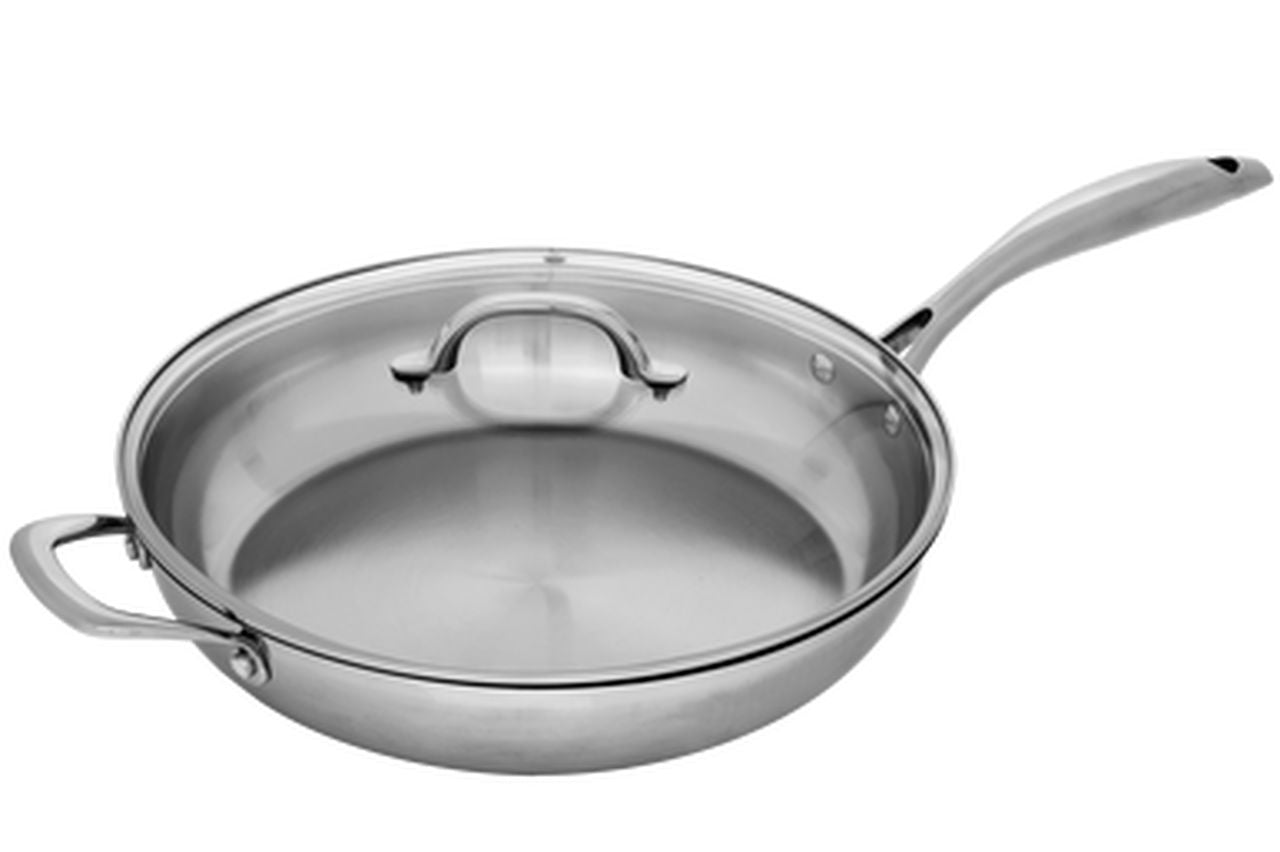 Swiss Diamond Premium Steel Induction 32cm Saute Pan W/ Lid Frypan - Chef Pan - Saute Pan The Cooks Kitchen Mandurah 