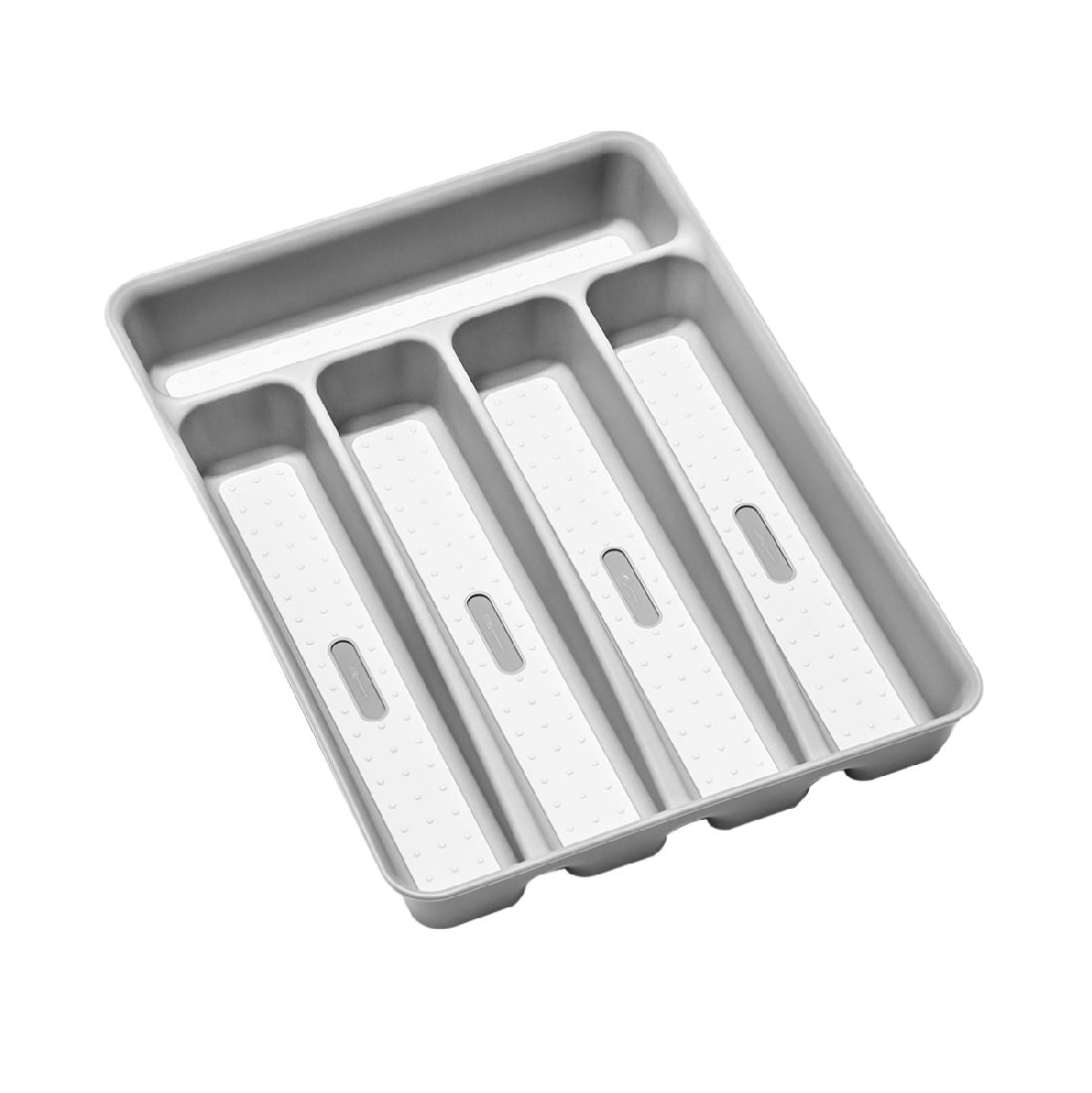 Madesmart Mini Cutlery Tray - Soft Grey Cutlery & Utensil Storage The Cooks Kitchen 
