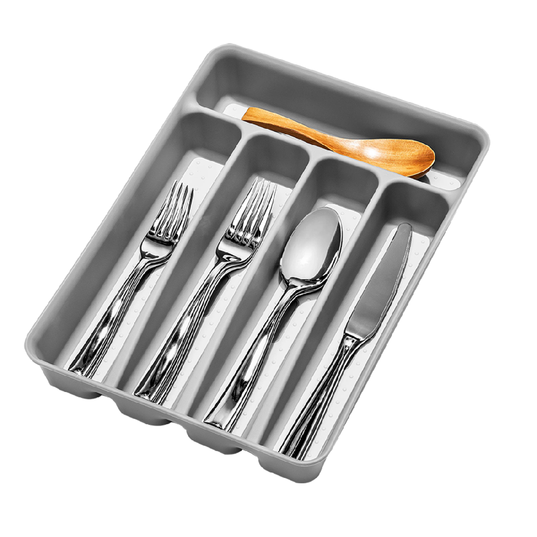 Madesmart Mini Cutlery Tray - Soft Grey