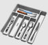 Madesmart 6 Compartment Cutlery Tray - Soft Grey