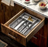 Madesmart 6 Compartment Cutlery Tray - Soft Grey