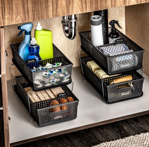 Madesmart Two Tier Organizer With Dividers