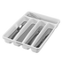 Madesmart Mini 5 Compartment Cutlery Tray - White