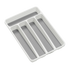 Madesmart Mini 5 Compartment Cutlery Tray - White