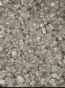 Sugar Crystals Silver Sprinkle Mix