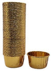 Gold Metallic Cupcake Liners - 50pc