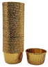 Gold Metallic Cupcake Liners - 50pc