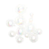 Iconic Cake Art Hologram Clear Ball Toppers 12pc