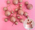 Iconic Cake Art Glitter Rose Gold Ball Topper 20pc Cake Toppers The Cooks Kitchen 