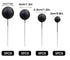Iconic Cake Art Glitter Black Ball Topper 20pc Cake Toppers The Cooks Kitchen 