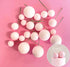 Iconic Cake Art Glitter Pink Ball Topper 20pc Cake Toppers The Cooks Kitchen 