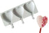Popsicle Love Heart Silicone Mould 90mm