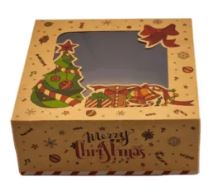 Christmas Craft Gift Box 7.2" - 3" Deep