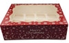 Iconic Cake Art - Christmas Cupcake Box - Holds 12, 4