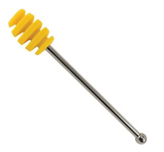 R&m Silicone Honey Dipper With Stainless Steel Handle