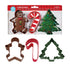 R&m Xmas Cookie Cutter Set Of 3 - Multi-colour Cookie Cutters The Cooks Kitchen Mandurah 