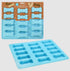 R & M Silicone 15 Cup Bog Bone Mould Blue